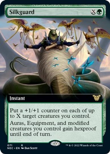 Silkguard (Extended Art) (71) [Commander: Kamigawa: Neon Dynasty]