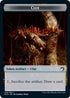 Wolf // Clue Double-sided Token (Challenger ) [Unique and Miscellaneous Promos]