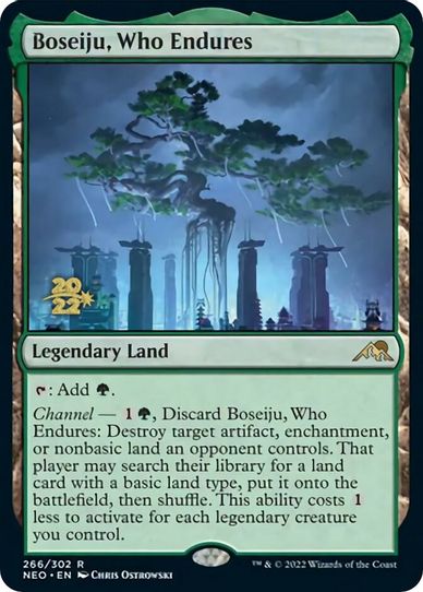 Boseiju, Who Endures (266) [Prerelease Cards]