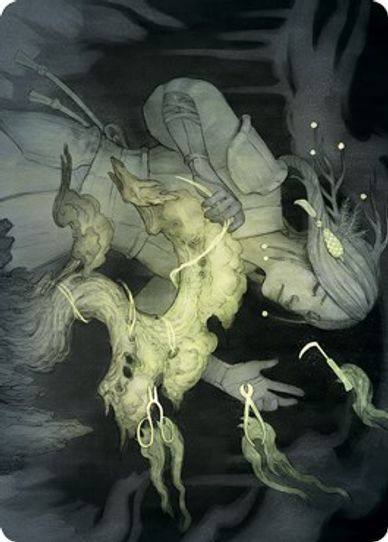 Careful Cultivation Art Card (21) [Art Series: Kamigawa: Neon Dynasty]