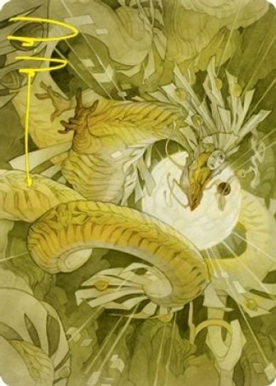 Brilliant Restoration Art Card (Gold-Stamped Signature) (22) [Art Series: Kamigawa: Neon Dynasty]