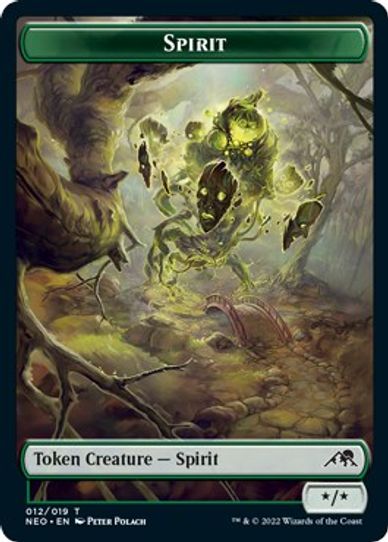 Spirit Token (12) [Kamigawa: Neon Dynasty]