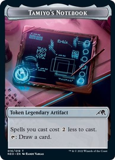 Tamiyo's Notebook Token (16) [Kamigawa: Neon Dynasty]