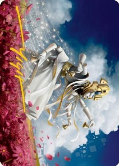 Myojin of Blooming Dawn Art Card (Gold-Stamped Signature) (33) [Art Series: Kamigawa: Neon Dynasty]