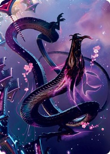 Junji, the Midnight Sky Art Card () (38) [Art Series: Kamigawa: Neon Dynasty]