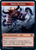 Smoke Blessing // Treasure Double-sided Token (6/17) [Commander: Kamigawa: Neon Dynasty]