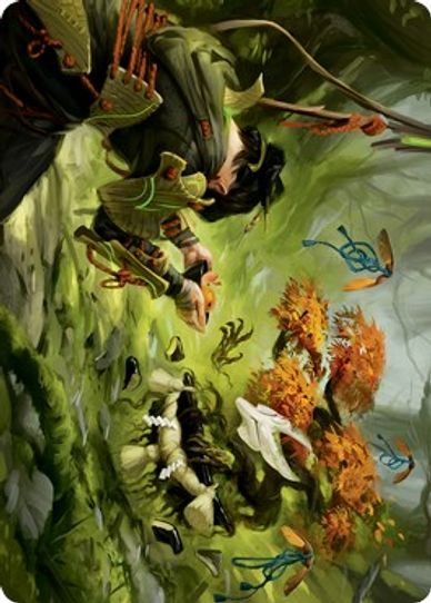 Commune with Spirits Art Card (40) [Art Series: Kamigawa: Neon Dynasty]