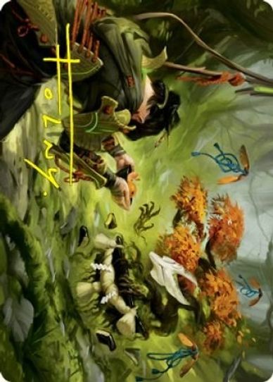 Commune with Spirits Art Card (Gold-Stamped Signature) (40) [Art Series: Kamigawa: Neon Dynasty]