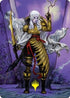 The Wandering Emperor Art Card () (Gold-Stamped Signature) (49) [Art Series: Kamigawa: Neon Dynasty]