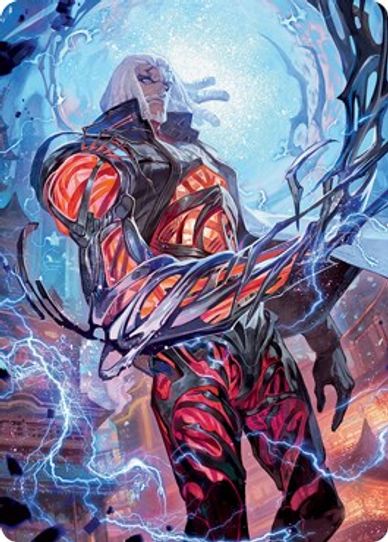 Tezzeret, Betrayer of Flesh Art Card (54) [Art Series: Kamigawa: Neon Dynasty]