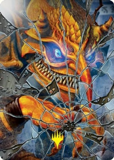 Reflection of Kiki-Jiki Art Card (Gold-Stamped Signature) (64) [Art Series: Kamigawa: Neon Dynasty]