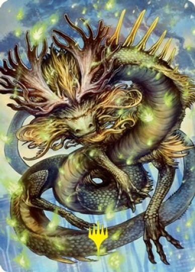 Kura, the Boundless Sky Art Card (Gold-Stamped Signature) (66) [Art Series: Kamigawa: Neon Dynasty]