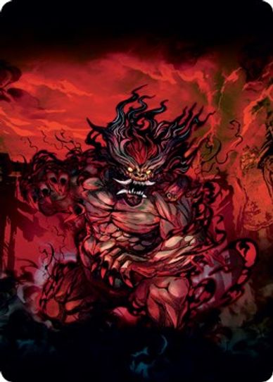 Vessel of the All-Consuming Art Card (77) [Art Series: Kamigawa: Neon Dynasty]