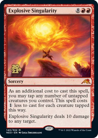 Explosive Singularity (140) [Prerelease Cards]