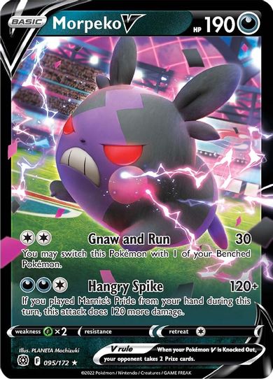 Morpeko V (095/172) [Sword & Shield: Brilliant Stars]