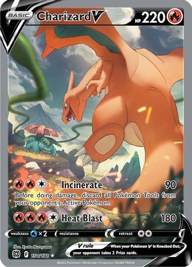 Charizard V (Alternate Full Art) (154/172) [Sword & Shield: Brilliant Stars]