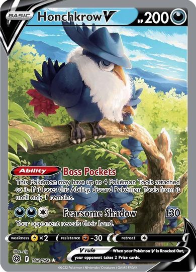 Honchkrow V (Alternate Full Art) (162/172) [Sword & Shield: Brilliant Stars]