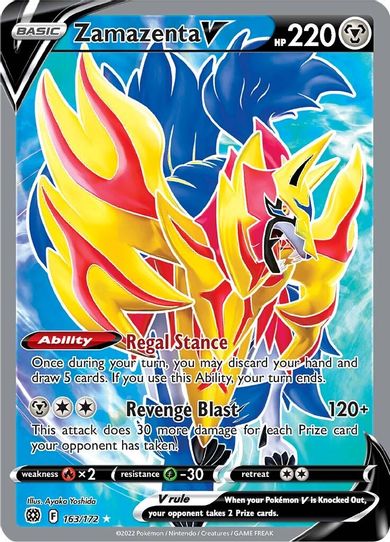 Shaymin V 013/172 Brilliant Stars Pokémon Card Near Mint