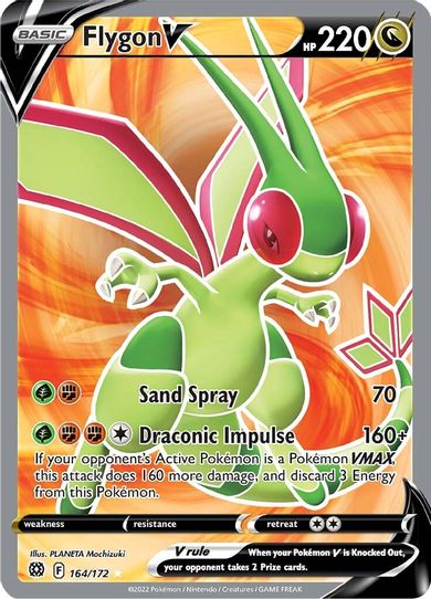 Flygon V (Full Art) (164/172) [Sword & Shield: Brilliant Stars]