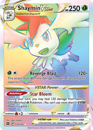 Shaymin VSTAR (Secret) (173/172) [Sword & Shield: Brilliant Stars]