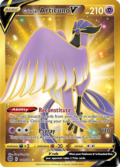 Galarian Articuno V (Secret) (181/172) [Sword & Shield: Brilliant Stars]
