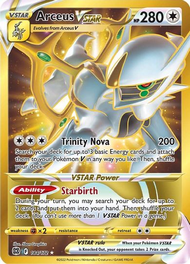 Arceus VSTAR (Secret) (184/172) [Sword & Shield: Brilliant Stars]