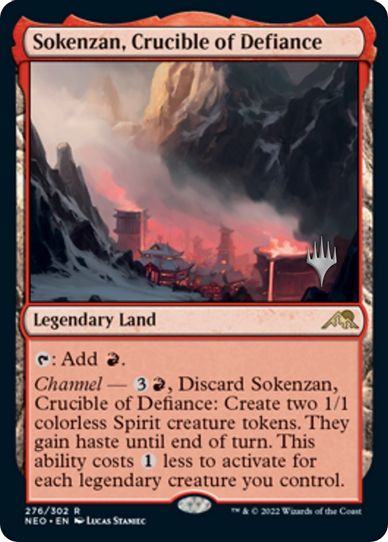Sokenzan, Crucible of Defiance (276) [Promo Pack: Kamigawa: Neon Dynasty]