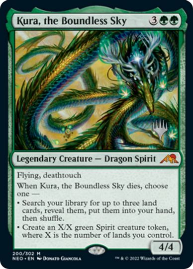 Kura, the Boundless Sky (200) [Promo Pack: Kamigawa: Neon Dynasty]