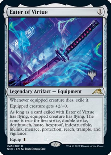 Eater of Virtue (245) [Promo Pack: Kamigawa: Neon Dynasty]