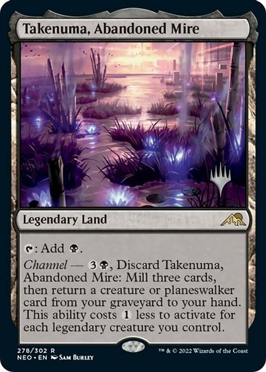 Takenuma, Abandoned Mire (278) [Promo Pack: Kamigawa: Neon Dynasty]