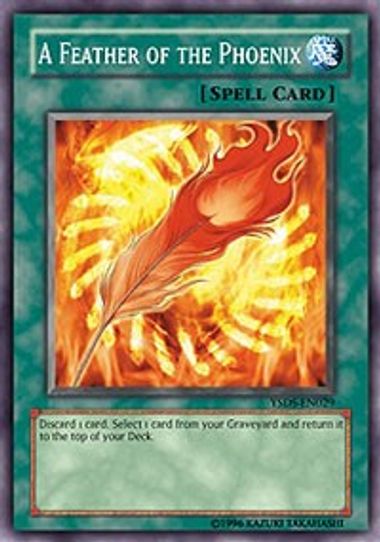 A Feather of the Phoenix (YSDS-EN029) [Starter Deck: Syrus Truesdale]