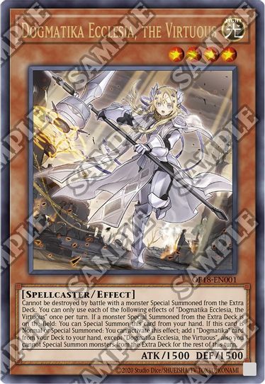 Dogmatika Ecclesia, the Virtuous (OP18-EN001) [OTS Tournament Pack 18]