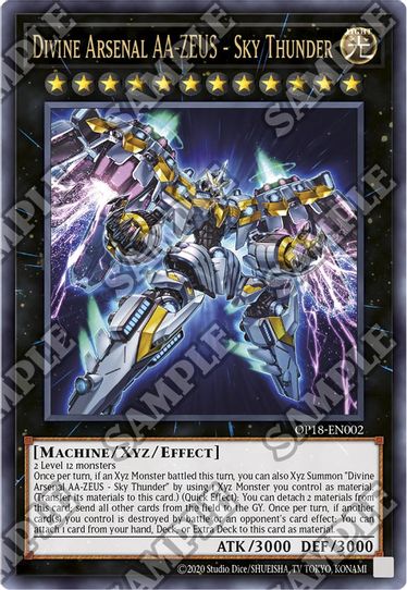 Divine Arsenal AA-ZEUS - Sky Thunder (OP18-EN002) [OTS Tournament Pack 18]
