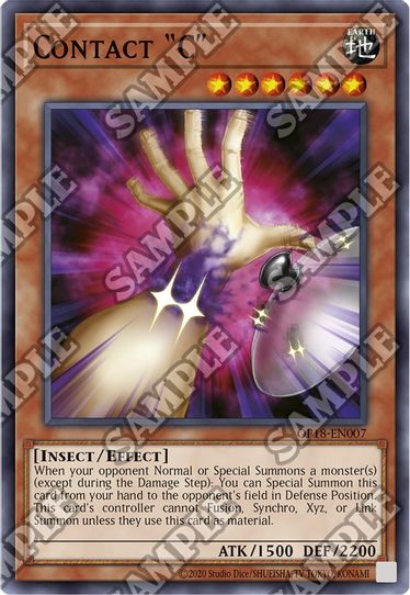 Contact "C" (OP18-EN007) [OTS Tournament Pack 18]