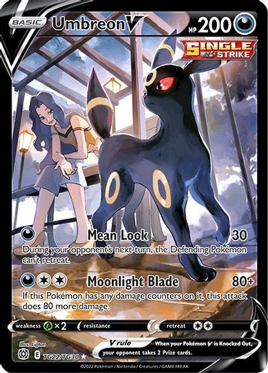 Umbreon V (TG22/TG30) [SWSH09: Brilliant Stars Trainer Gallery]