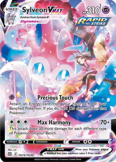 Sylveon VMAX (TG15/TG30) [SWSH09: Brilliant Stars Trainer Gallery]