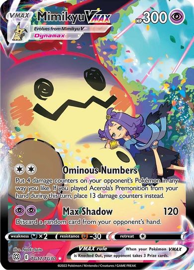 Mimikyu VMAX (TG17/TG30) [SWSH09: Brilliant Stars Trainer Gallery]