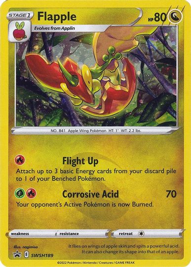 Flapple SWSH189 (SWSH189) [SWSH: Sword & Shield Promo Cards]