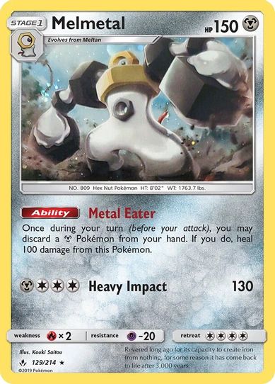 Melmetal (Cosmos Holo) (129/214) [Blister Exclusives]