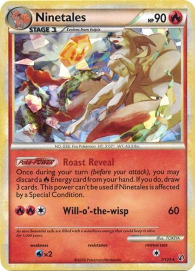 Ninetales (Cracked Ice) (7) [Blister Exclusives]