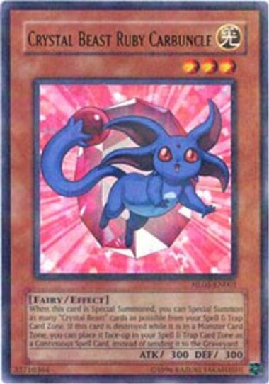 Crystal Beast Ruby Carbuncle (HL05-EN001) [Hobby League 5]