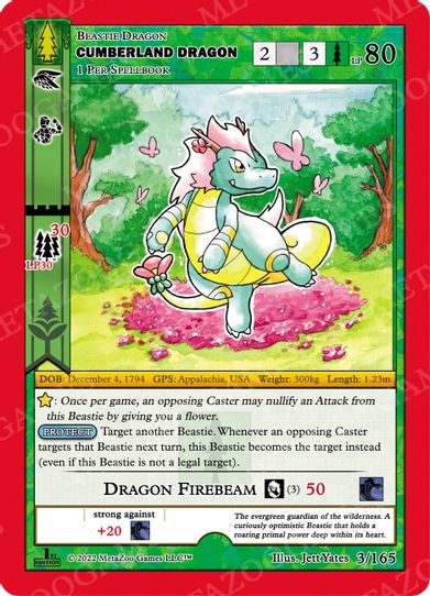 Cumberland Dragon (3/165) [Wilderness: First Edition]