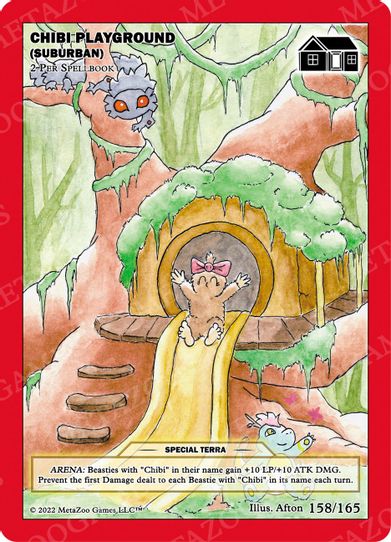 Chibi Playground (Suburban) (158/165) [Wilderness: First Edition]