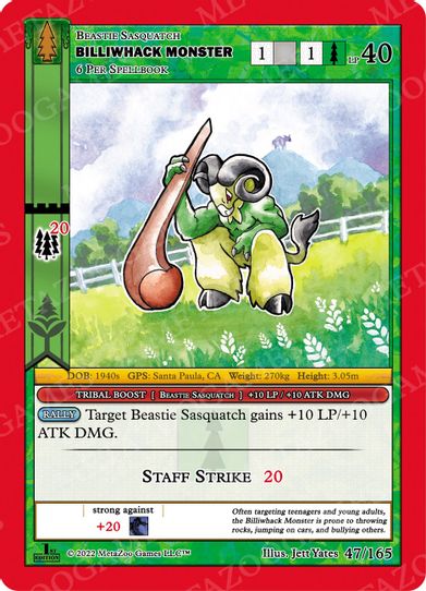 Billiwhack Monster (47/165) [Wilderness: First Edition]