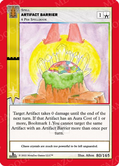 Artifact Barrier (80/165) [Wilderness: First Edition]
