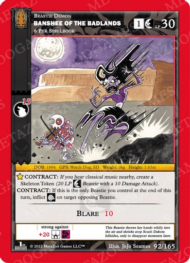 Banshee of the Badlands (92/165) [Wilderness: First Edition]