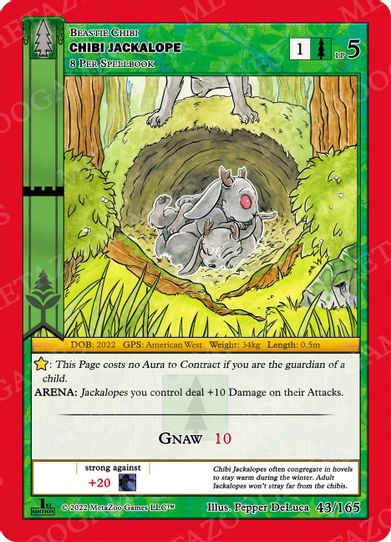 Chibi Jackalope (43/165) [Wilderness: First Edition]
