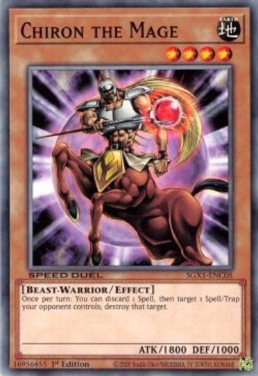 Chiron the Mage (SGX1-ENC05) [Speed Duel GX: Duel Academy Box]