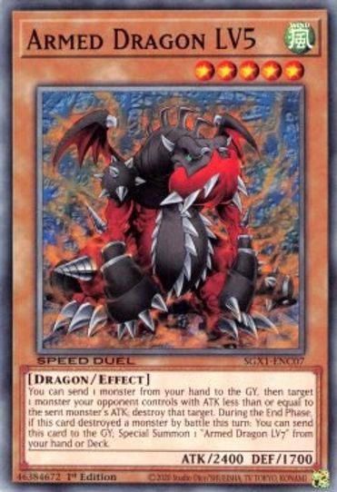 Yugioh Armed Dragon Deck Level Up 