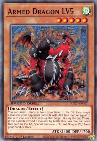 Armed Dragon LV (SGX1-ENC07) [Speed Duel GX: Duel Academy Box]